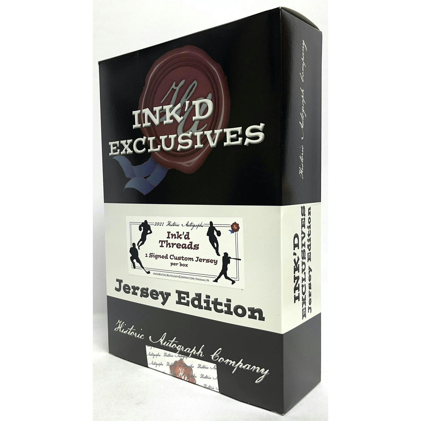 2021 Historic Autographs Ink'd Threads Multi-Sport Jersey Edition Hobby Box (Reed Buy)
