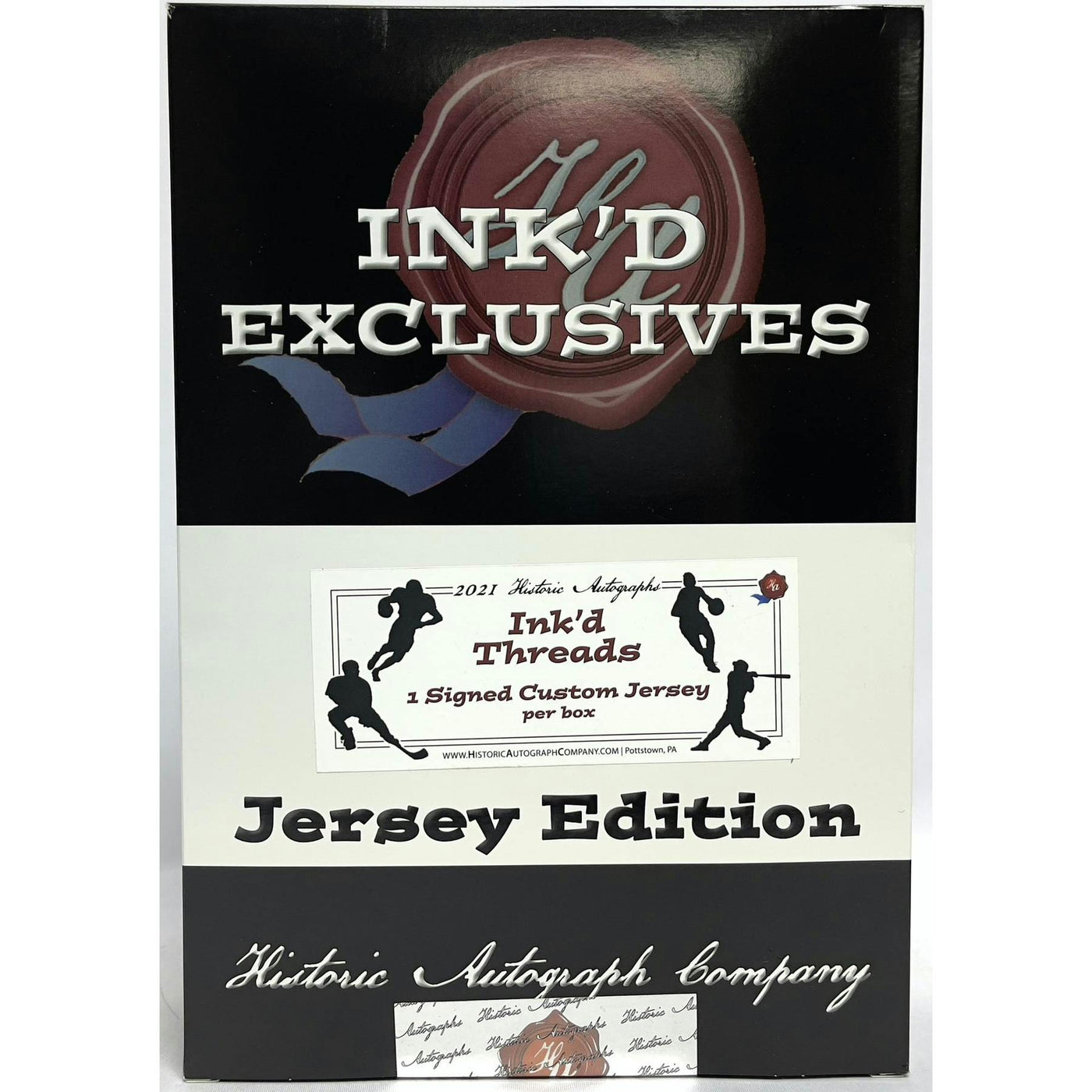 2021 Historic Autographs Ink'd Threads Multi-Sport Jersey Edition Hobby Box (Reed Buy)