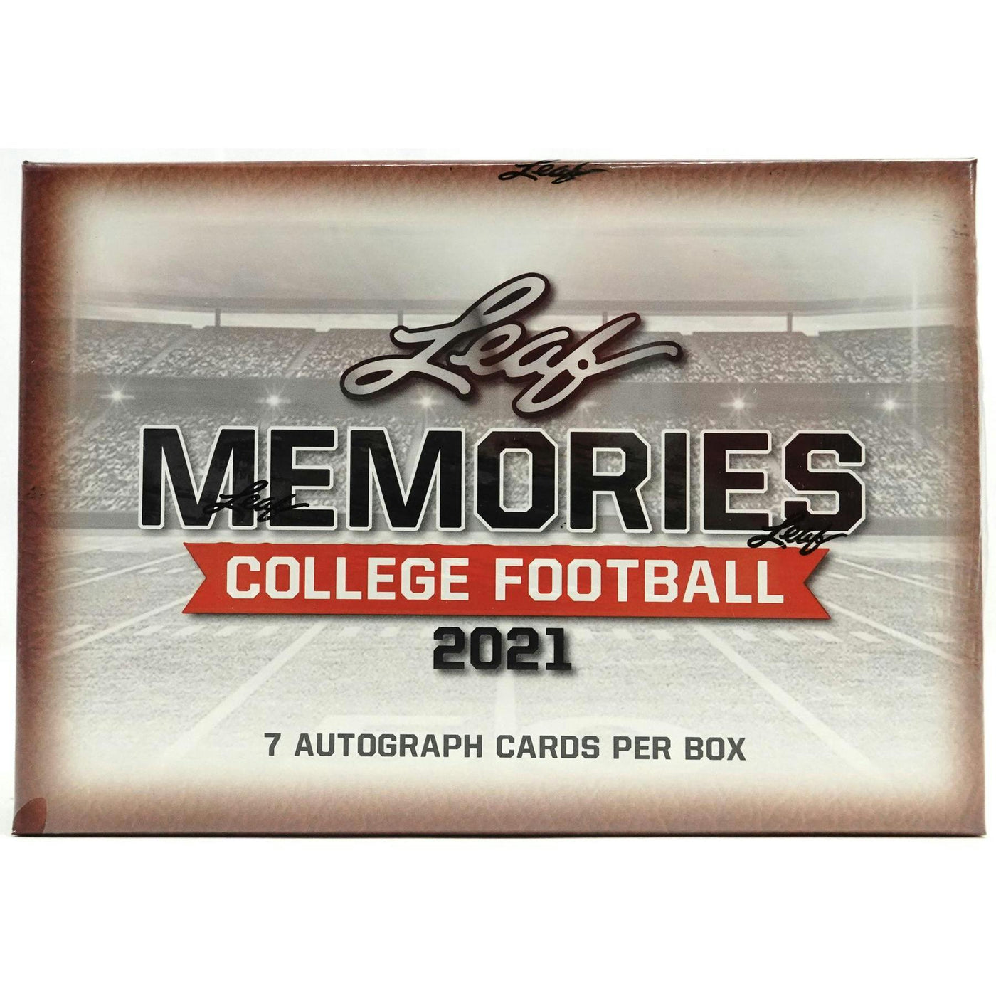 2021 Leaf Memories College Football Hobby Box (Reed Buy)