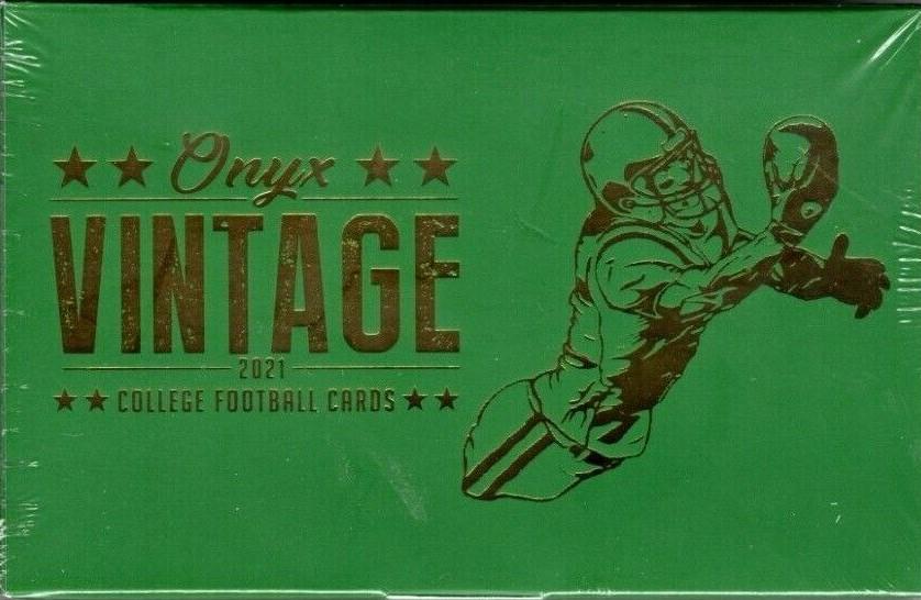 2021 Onyx Vintage College Football Hobby Box (Reed Buy)