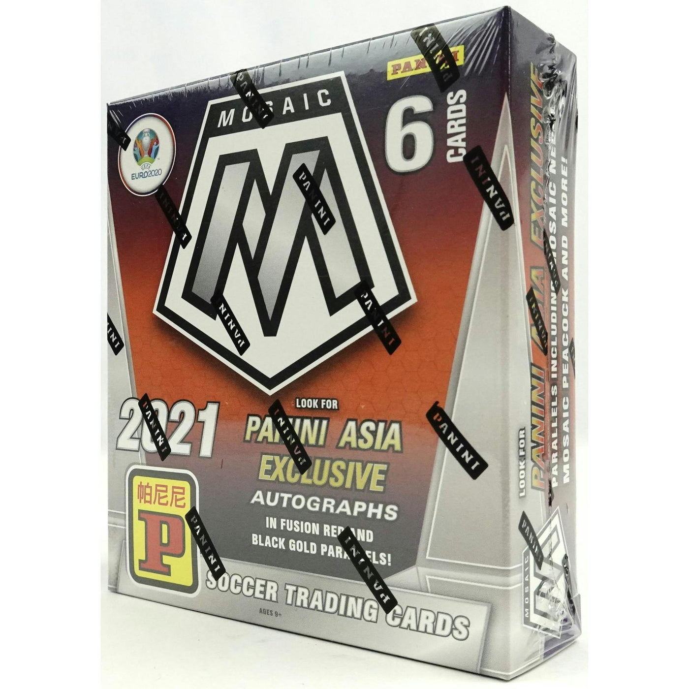 2020/21 Panini Mosaic UEFA Euro Soccer Asia Tmall Box