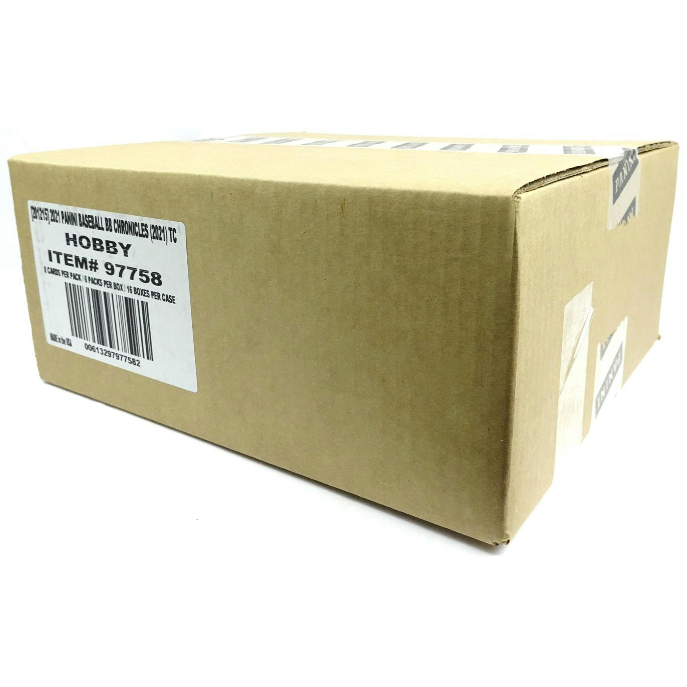 2021 Panini Chronicles Baseball Hobby 16-Box Case