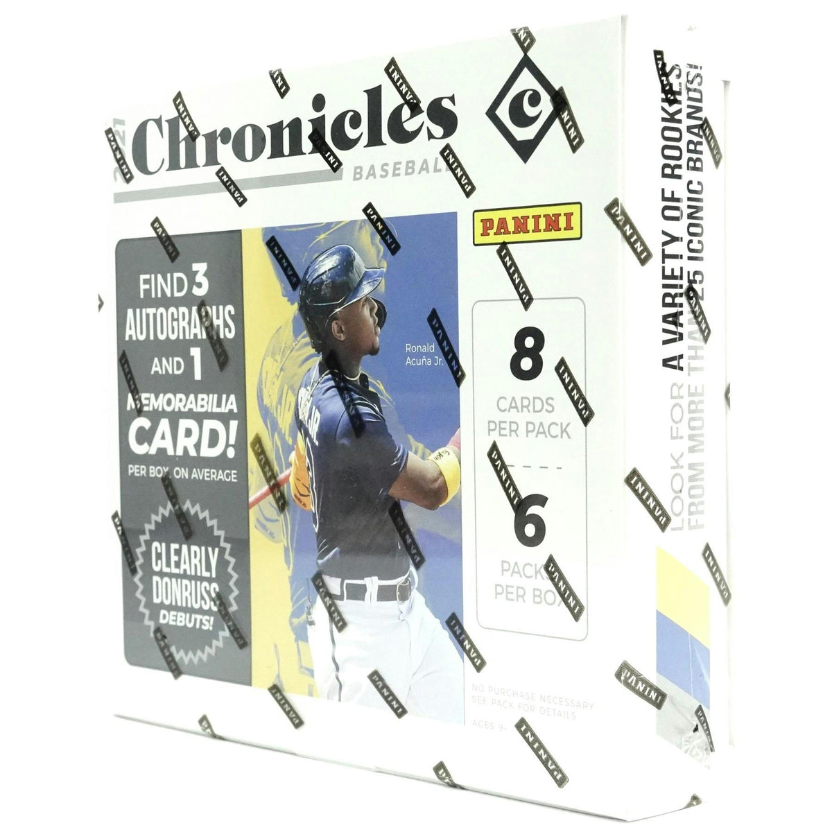 2021 Panini Chronicles Baseball Hobby 16-Box Case