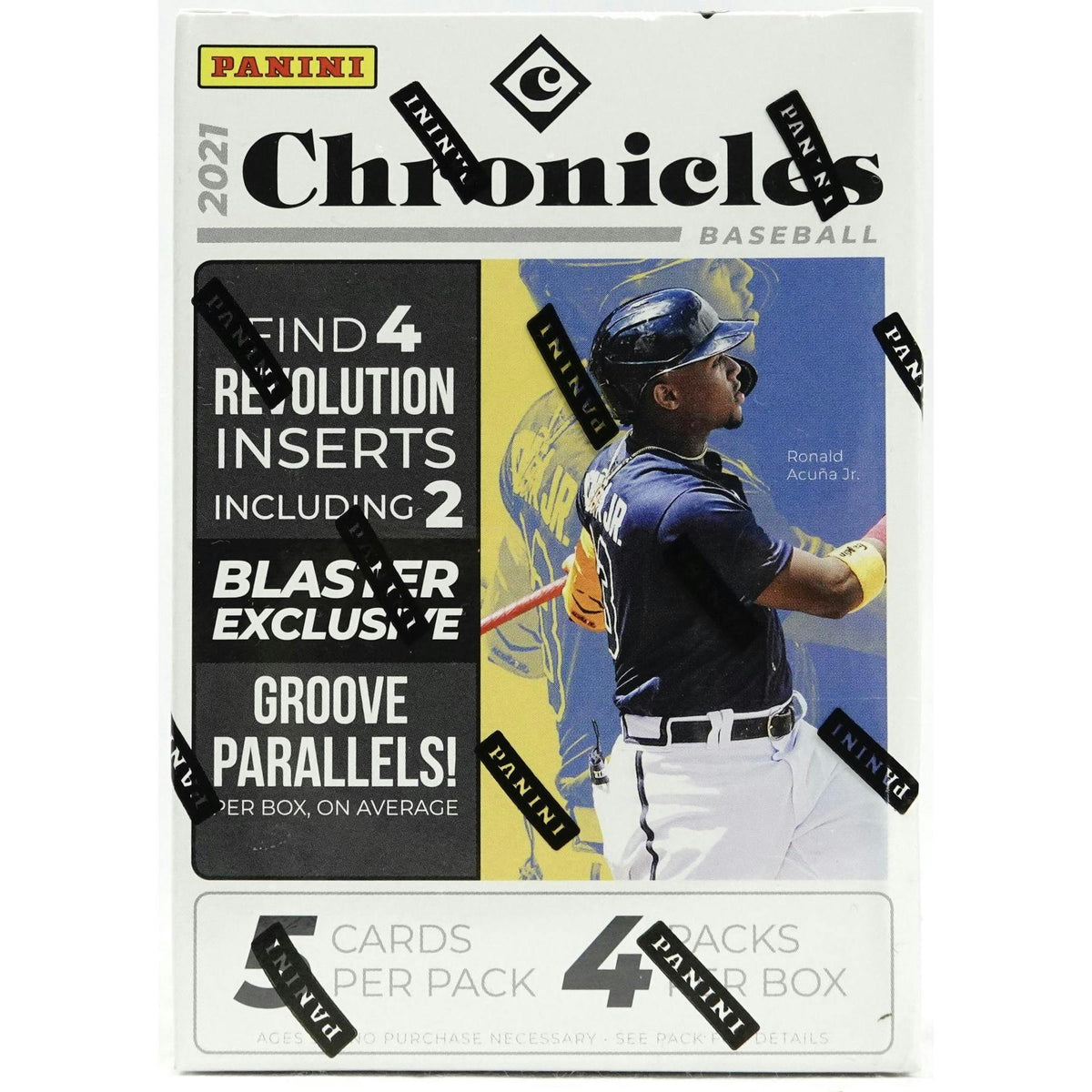 2021 Panini Chronicles Baseball 4-Pack Blaster Box (Groove Parallels!)