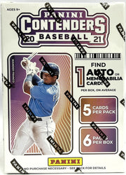 2021 Panini Contenders Baseball Blaster Box (Wave Parallels!)