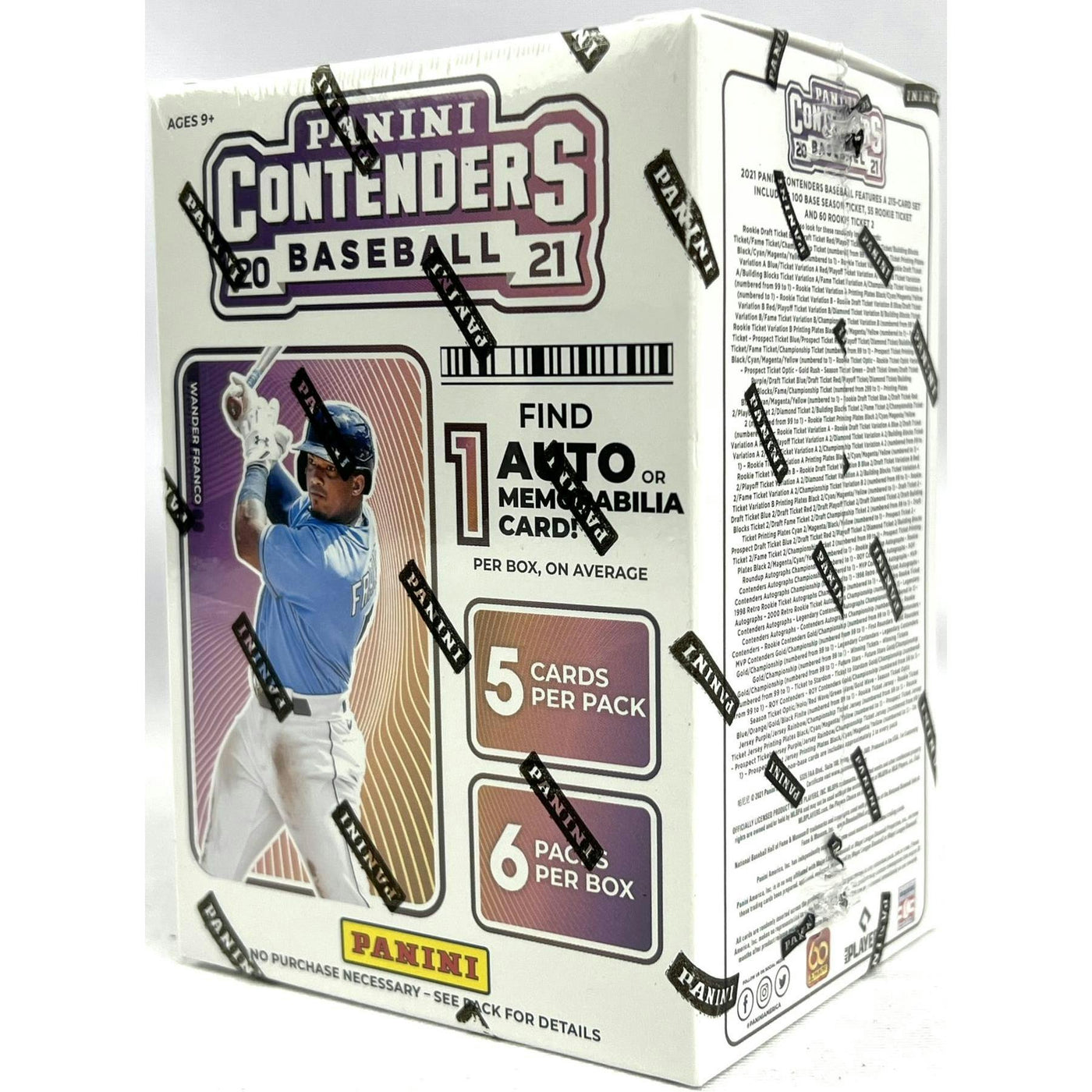 2021 Panini Contenders Baseball Blaster Box (Wave Parallels!)