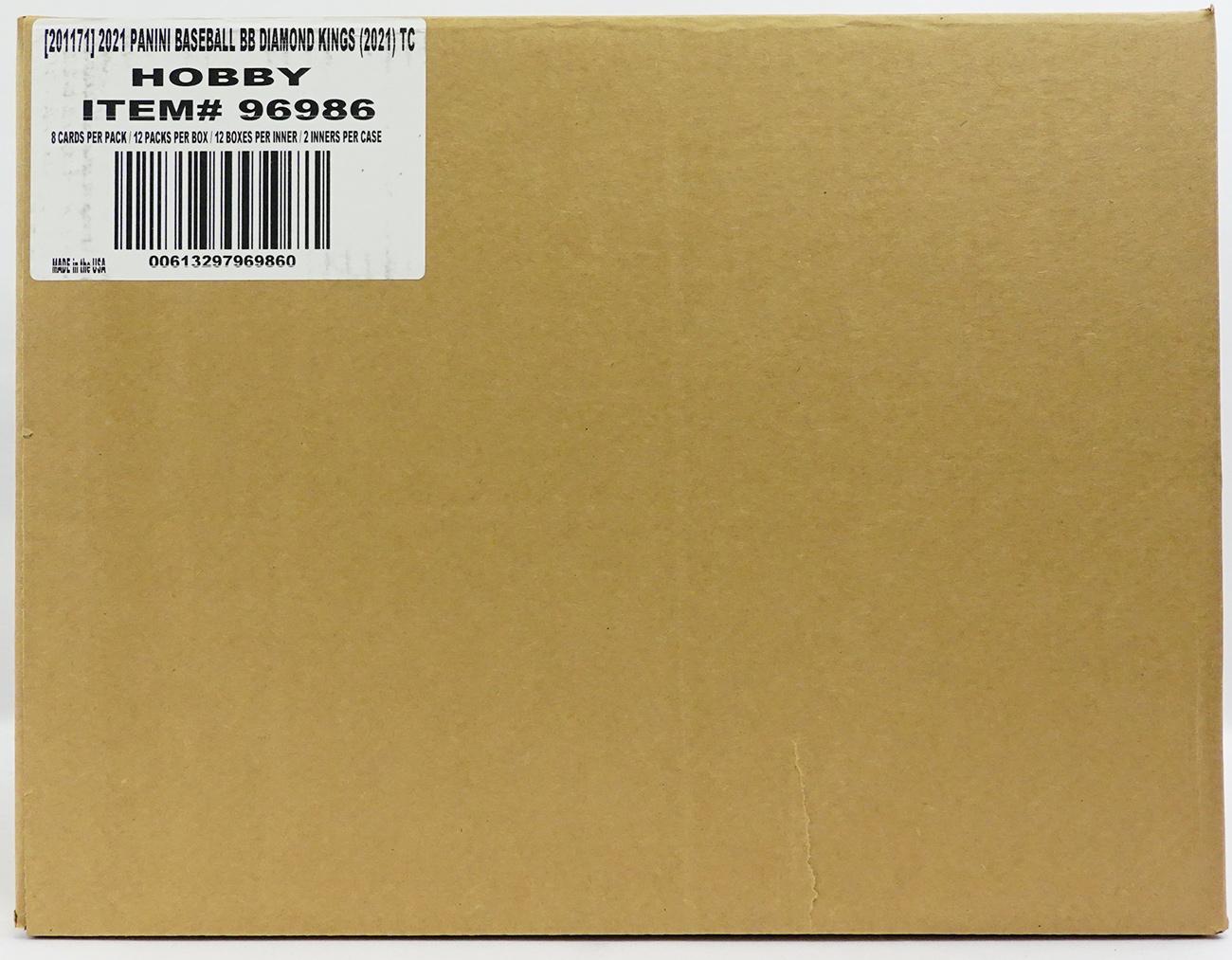 2021 Panini Diamond Kings Baseball Hobby 24-Box Case