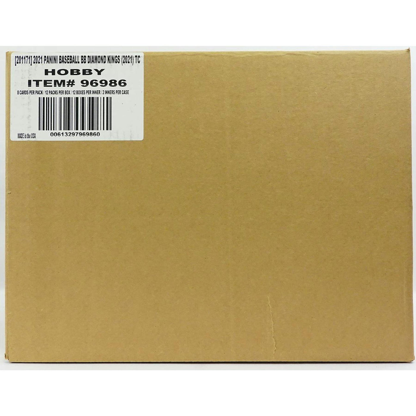 2021 Panini Diamond Kings Baseball Hobby 24-Box Case