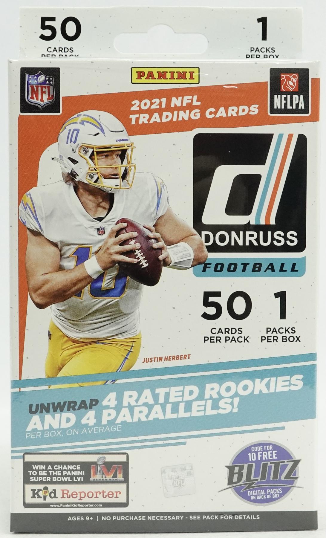 2021 Panini Donruss Football Hanger Box (Press Proof Red Parallels) (Reed Buy)