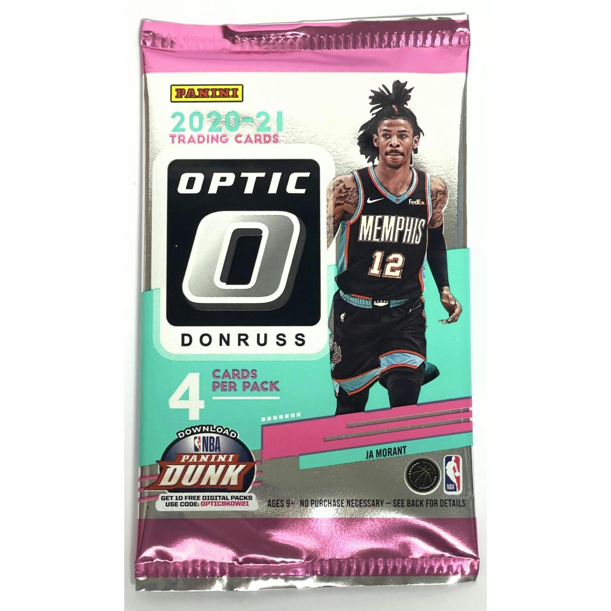 2020/21 Panini Donruss Optic Basketball Hobby Box