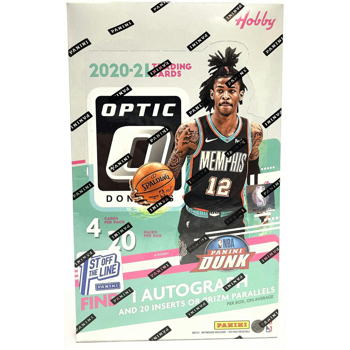 2020/21 Panini Donruss Optic Basketball 1st Off The Line FOTL Hobby Box