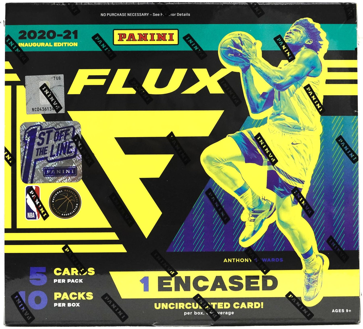 2020/21 Panini Flux Basketball 1st Off The Line FOTL Hobby Box