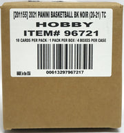 2020/21 Panini Noir Basketball Hobby 4-Box Case