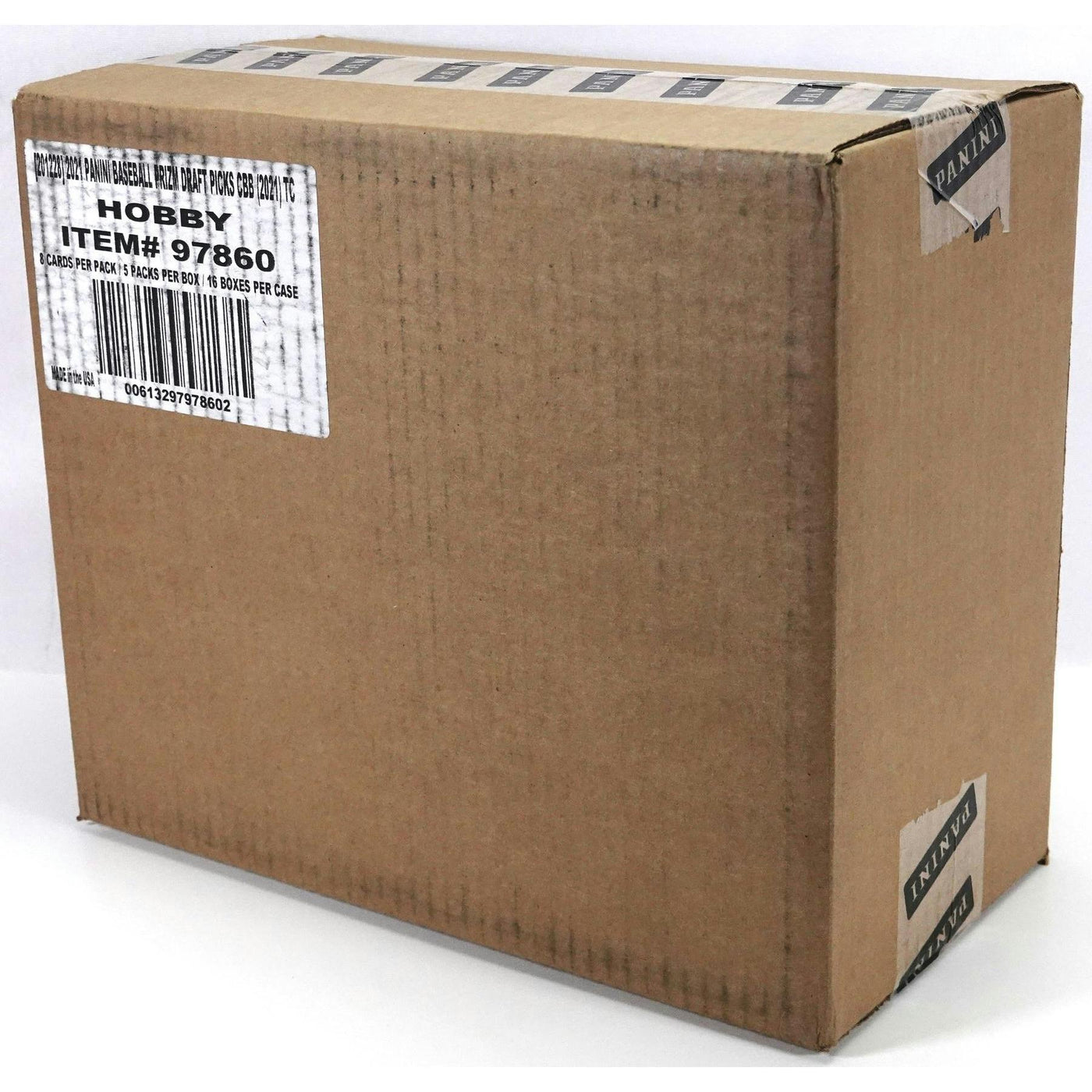 2021 Panini Prizm Draft Picks Baseball Hobby 16-Box Case