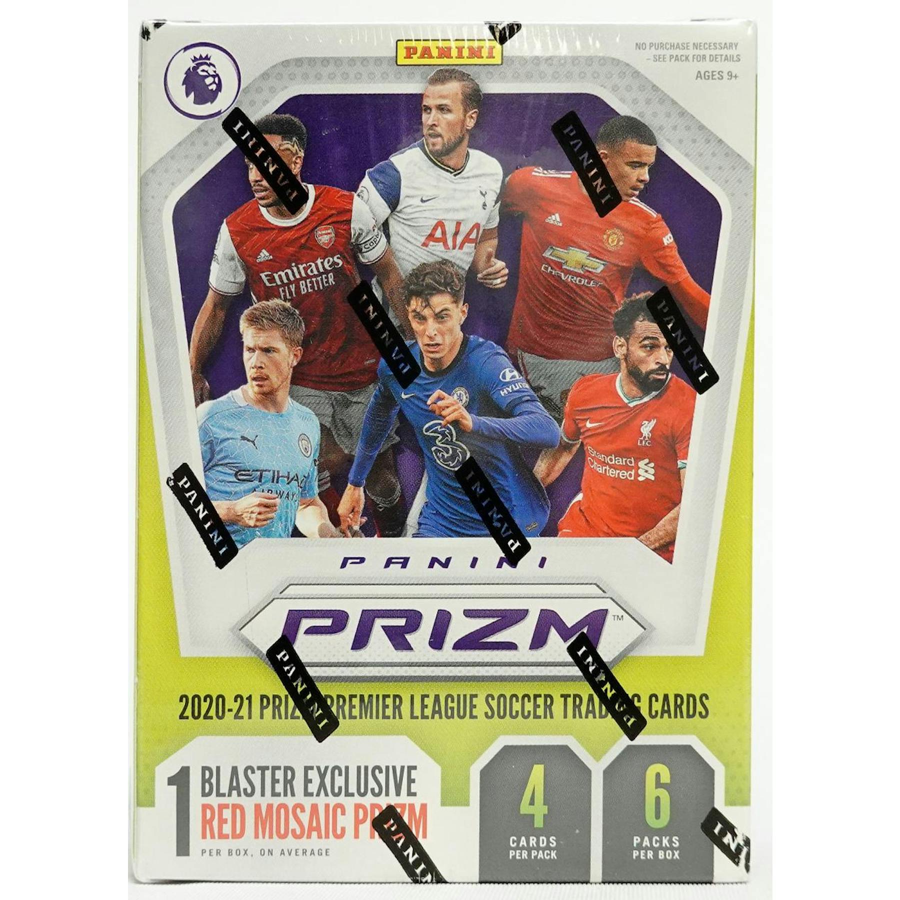 2020/21 Panini Prizm Premier League EPL Soccer Blaster Box (Red Mosaic Prizms) (Reed Buy)