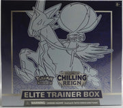 Pokemon Sword & Shield: Chilling Reign Elite Trainer Box (Ice Rider / Blue)