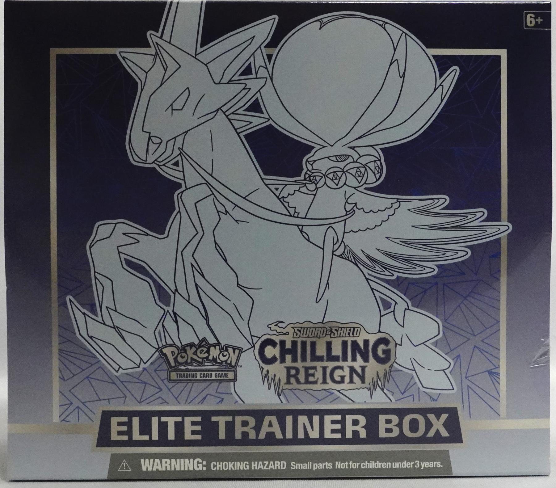 Pokemon Sword & Shield: Chilling Reign Elite Trainer Box (Ice Rider / Blue)