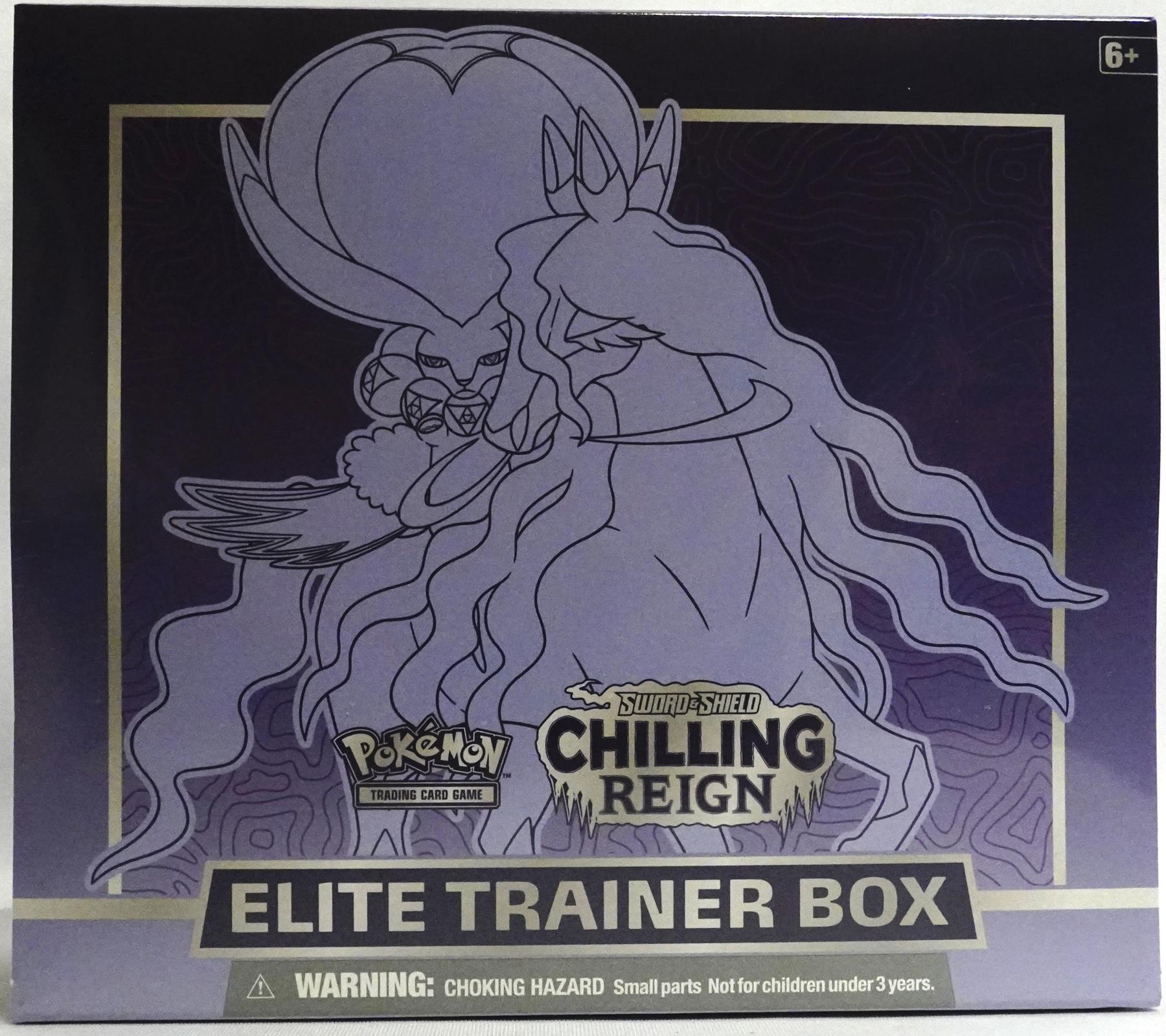 Pokemon Sword & Shield: Chilling Reign Elite Trainer Box (Shadow Rider / Purple)