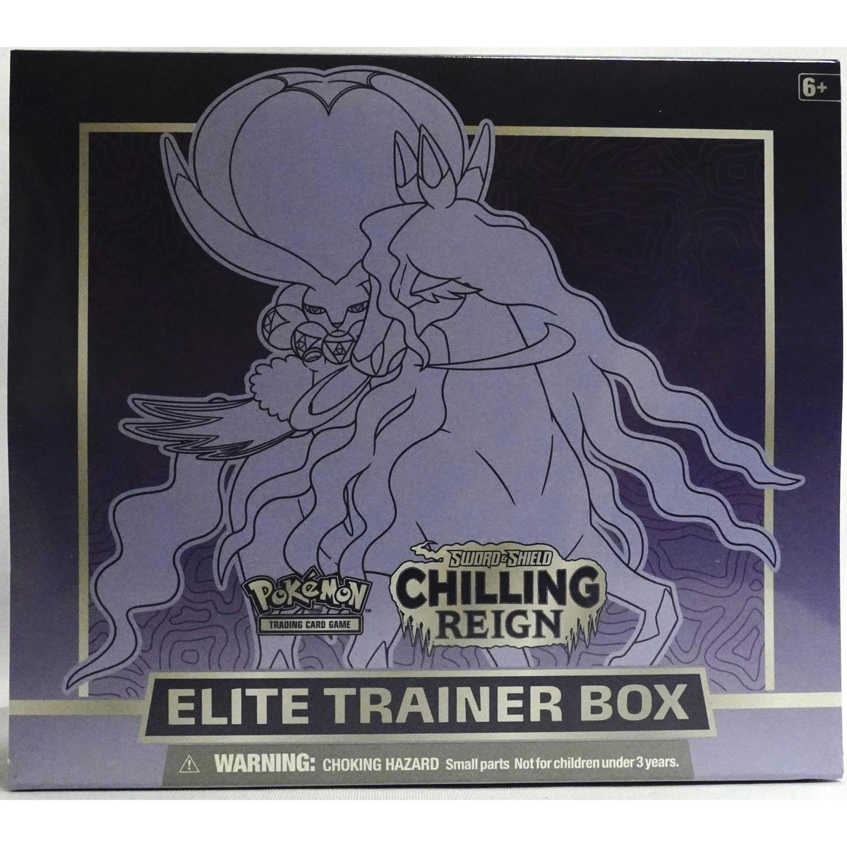 Pokemon Sword & Shield: Chilling Reign Elite Trainer Box (Shadow Rider / Purple)