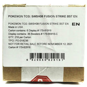 Pokemon Sword & Shield: Fusion Strike Booster 6-Box Case