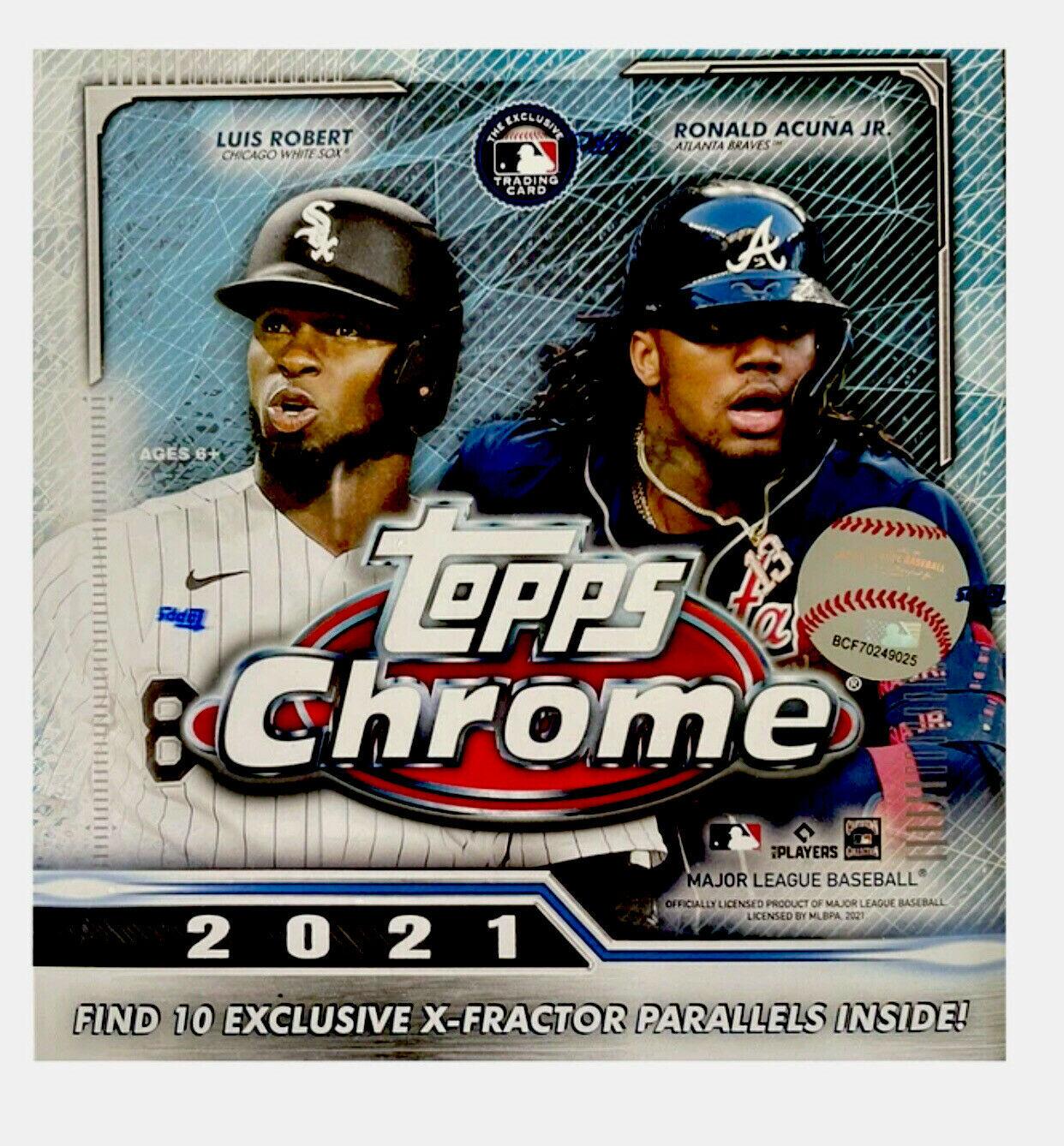 2021 Topps Chrome Baseball Mega Box