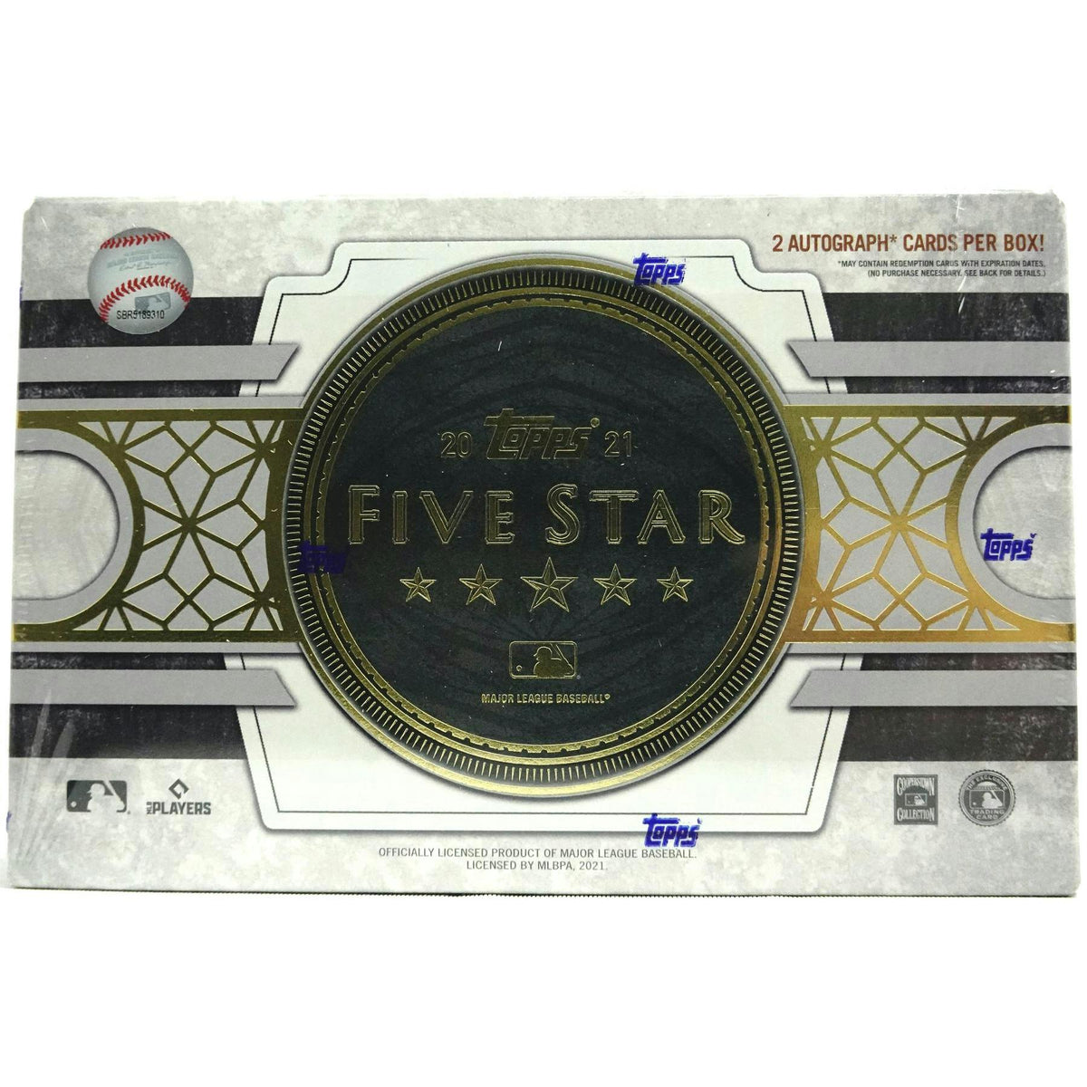 2021 Topps Five Star Baseball Hobby 8-Box Case