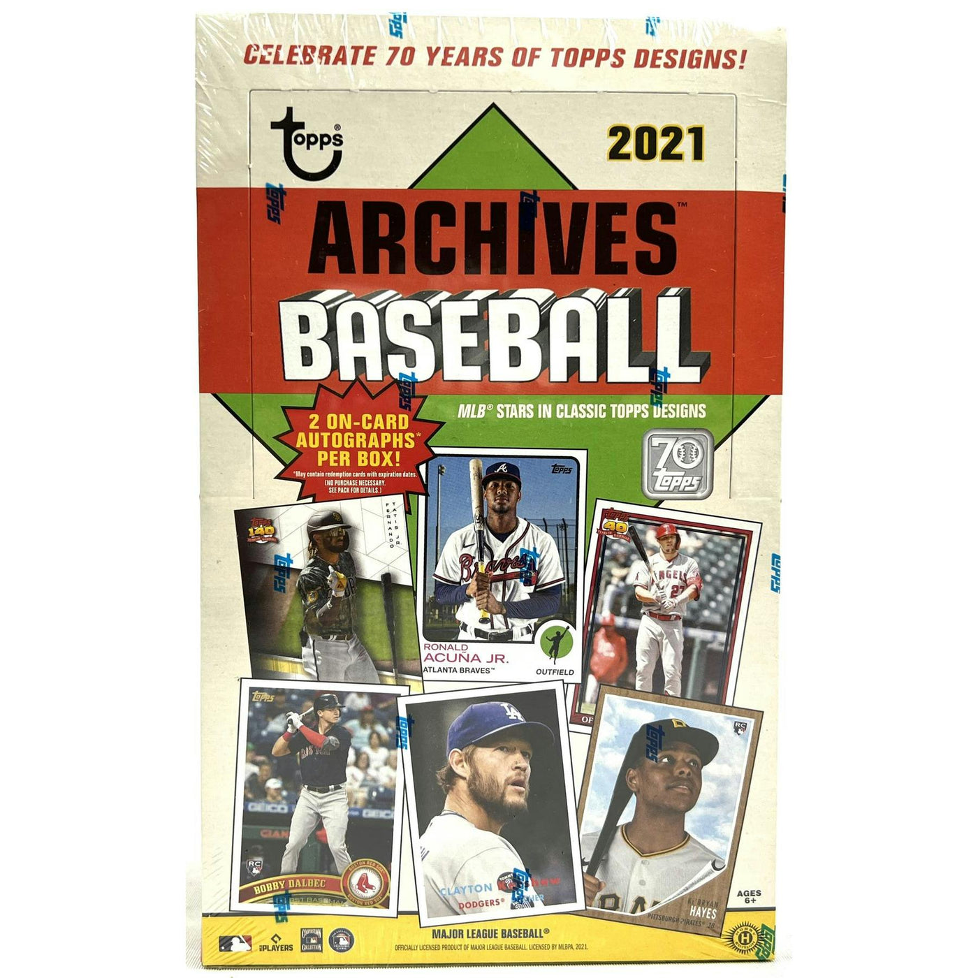 2021 Topps Archives Baseball Hobby 10-Box Case