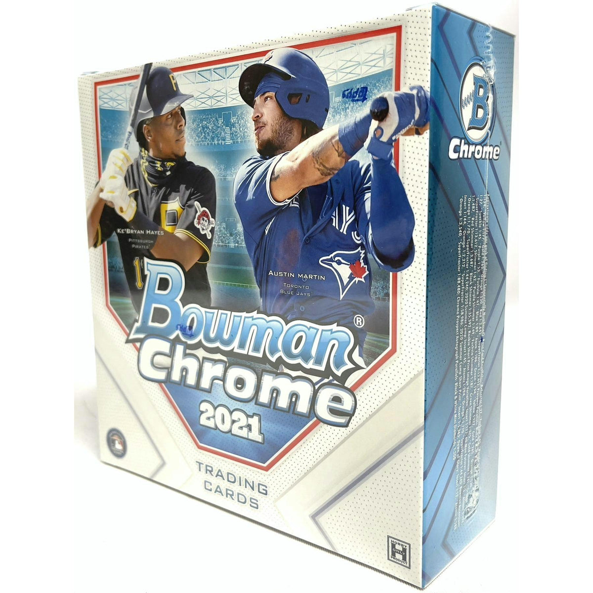 2021 Bowman Chrome Baseball Lite Hobby 16-Box Case (Black & White Mini-Diamond Parallels!)