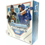 2021 Bowman Chrome Baseball Lite Hobby 16-Box Case (Black & White Mini-Diamond Parallels!)