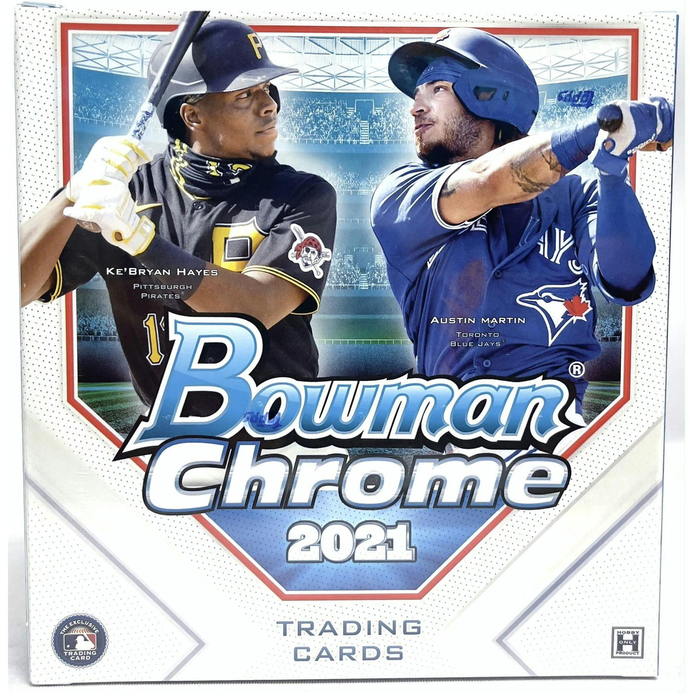 2021 Bowman Chrome Baseball Lite Hobby 16-Box Case (Black & White Mini-Diamond Parallels!)