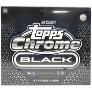 2021 Topps Chrome Black Baseball Hobby 12-Box Case