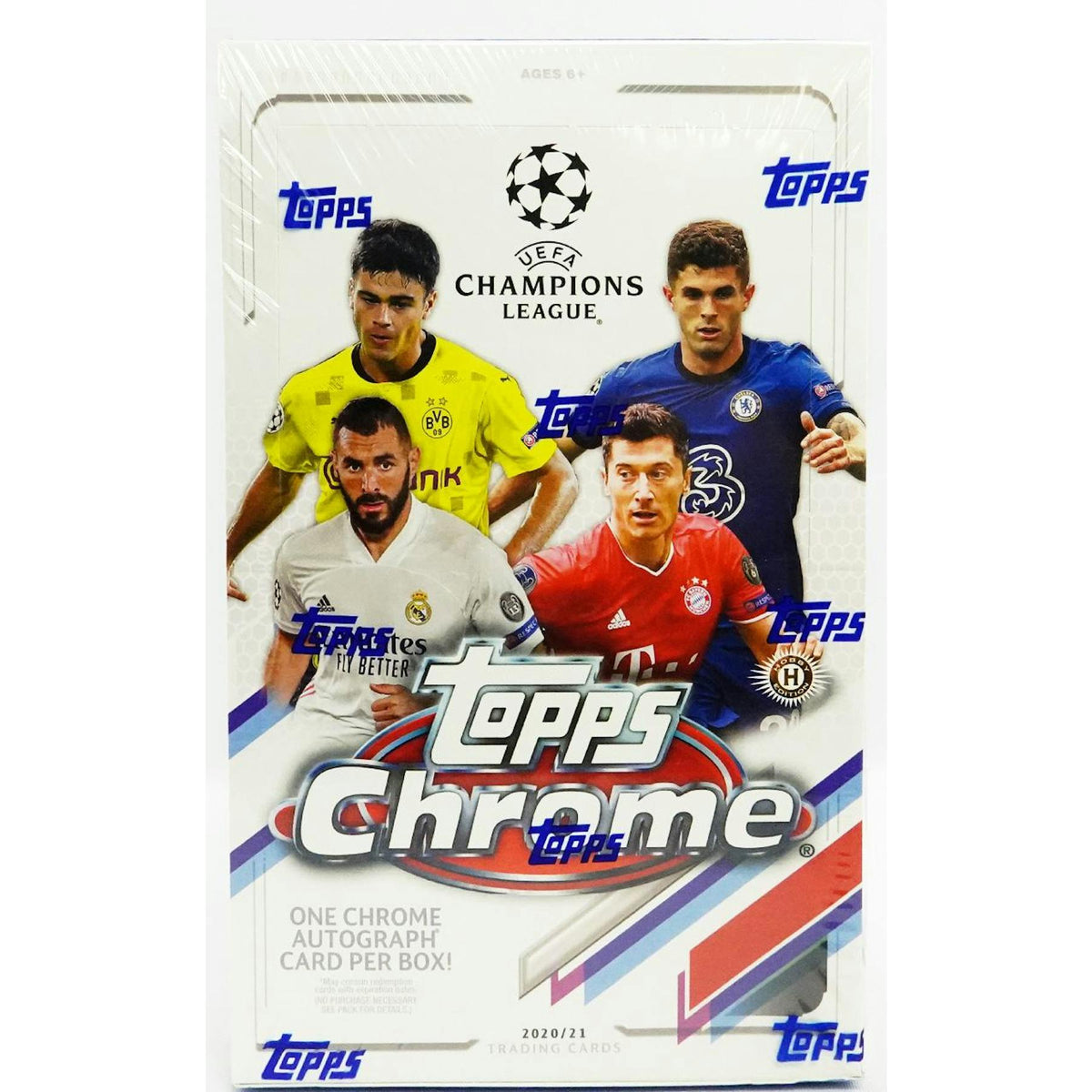 2020/21 Topps UEFA Champions League Chrome Soccer Hobby Box