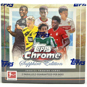 2020/21 Topps Chrome Bundesliga Sapphire Edition Soccer Hobby 10-Box Case