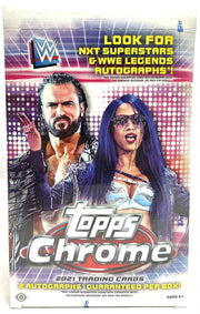 2021 Topps WWE Chrome Wrestling Hobby Box (Reed Buy)