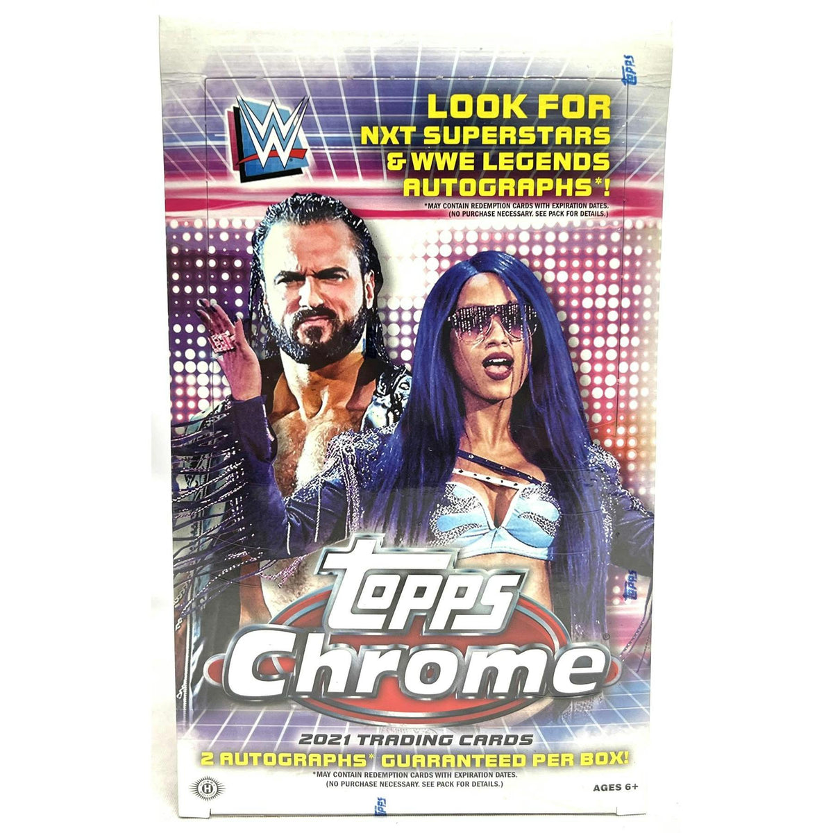 2021 Topps WWE Chrome Wrestling Hobby Box (Reed Buy)