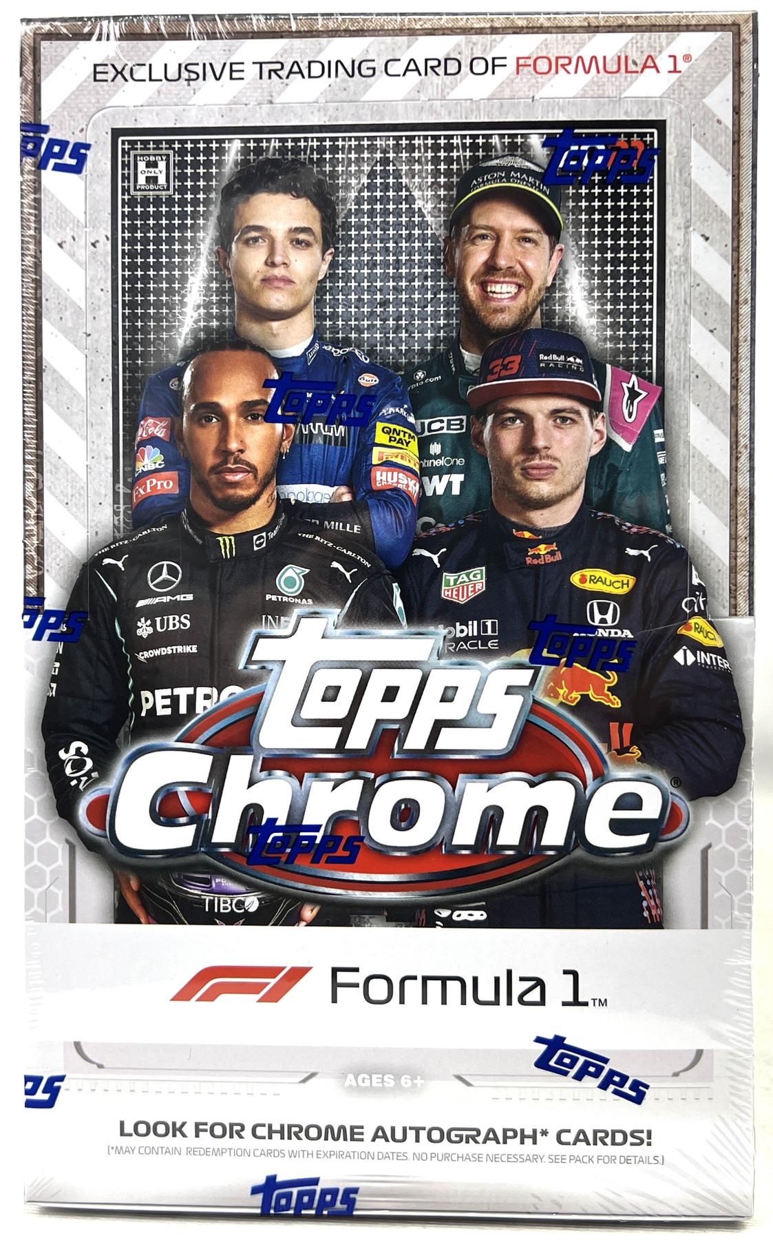 2021 Topps Chrome F1 Formula 1 Racing Hobby Box