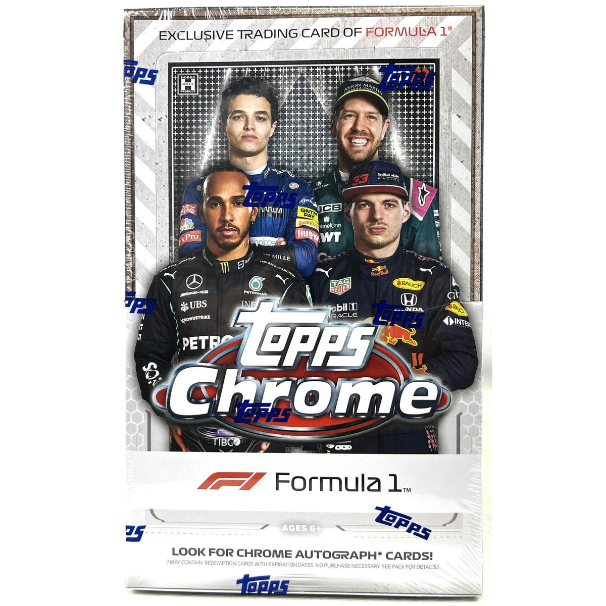 2021 Topps Chrome F1 Formula 1 Racing Hobby Box