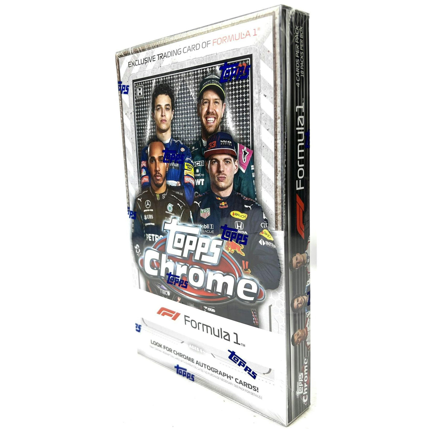 2021 Topps Chrome F1 Formula 1 Racing Hobby Box