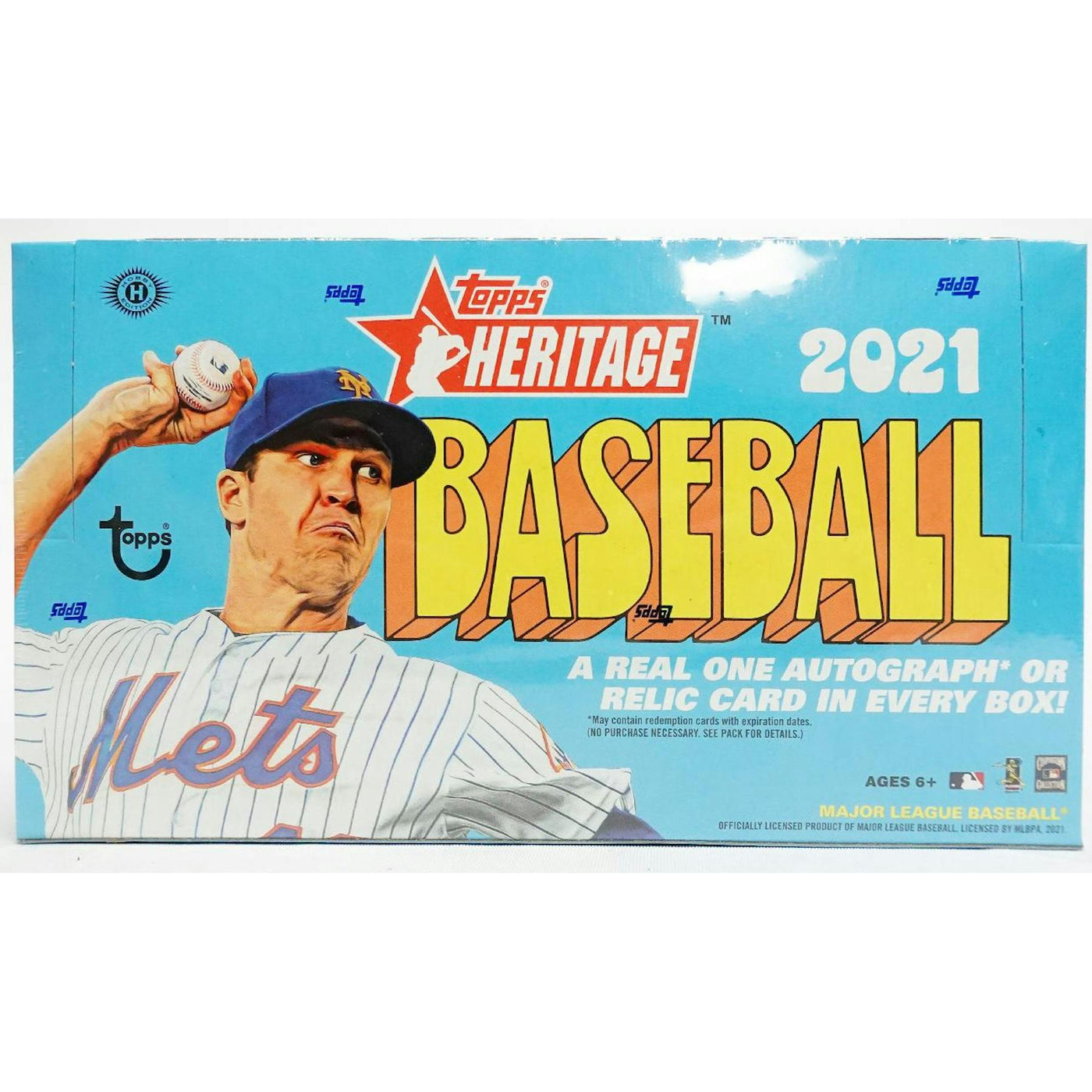 2021 Topps Heritage Baseball Hobby 12-Box Case