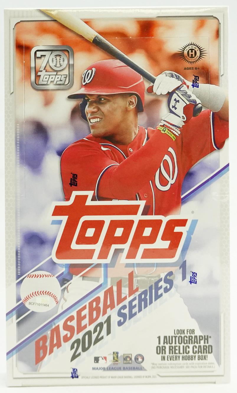 2021 Topps Series 1 Baseball Hobby Box (Reed Buy)