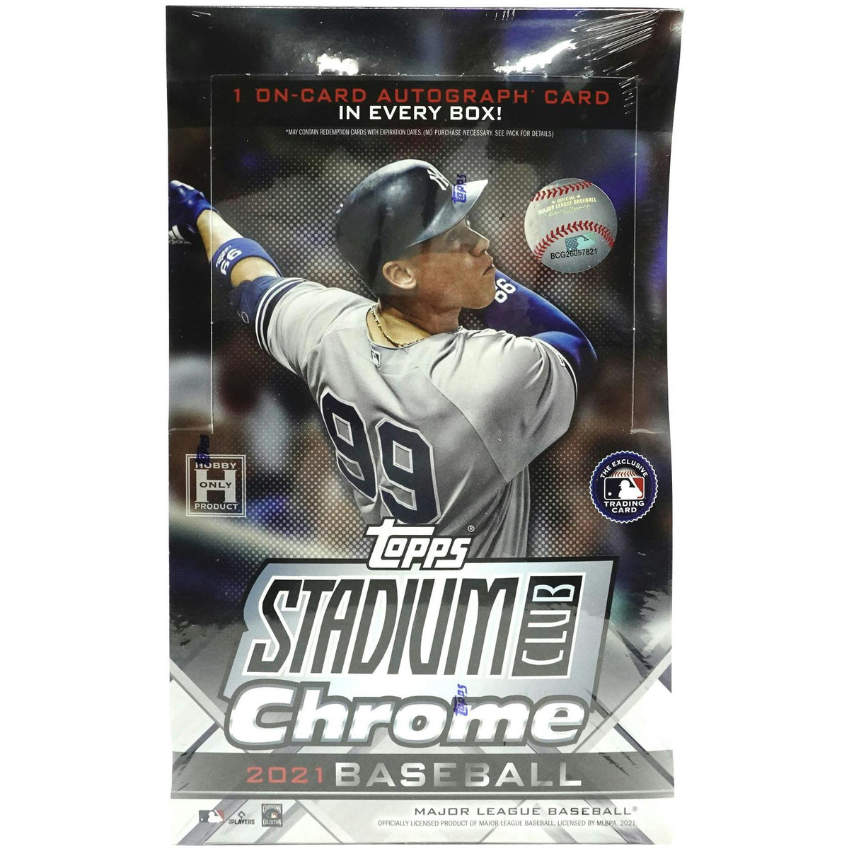 2021 Topps Stadium Club Chrome Baseball Hobby 16-Box Case
