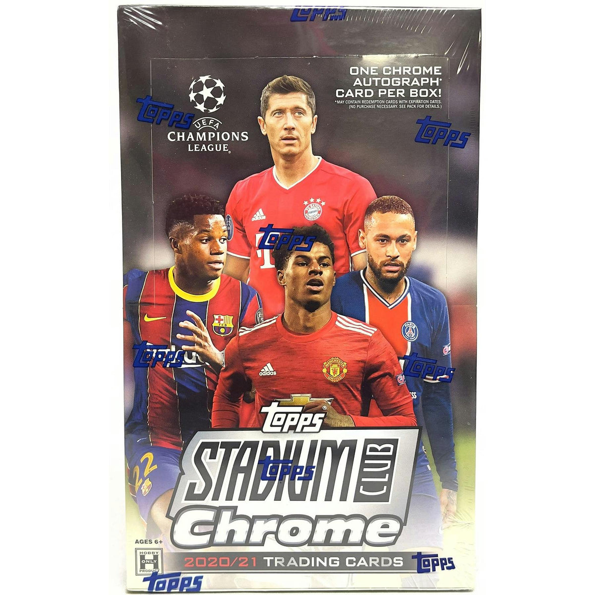 2020/21 Topps UEFA Stadium Club Chrome Soccer Hobby Box