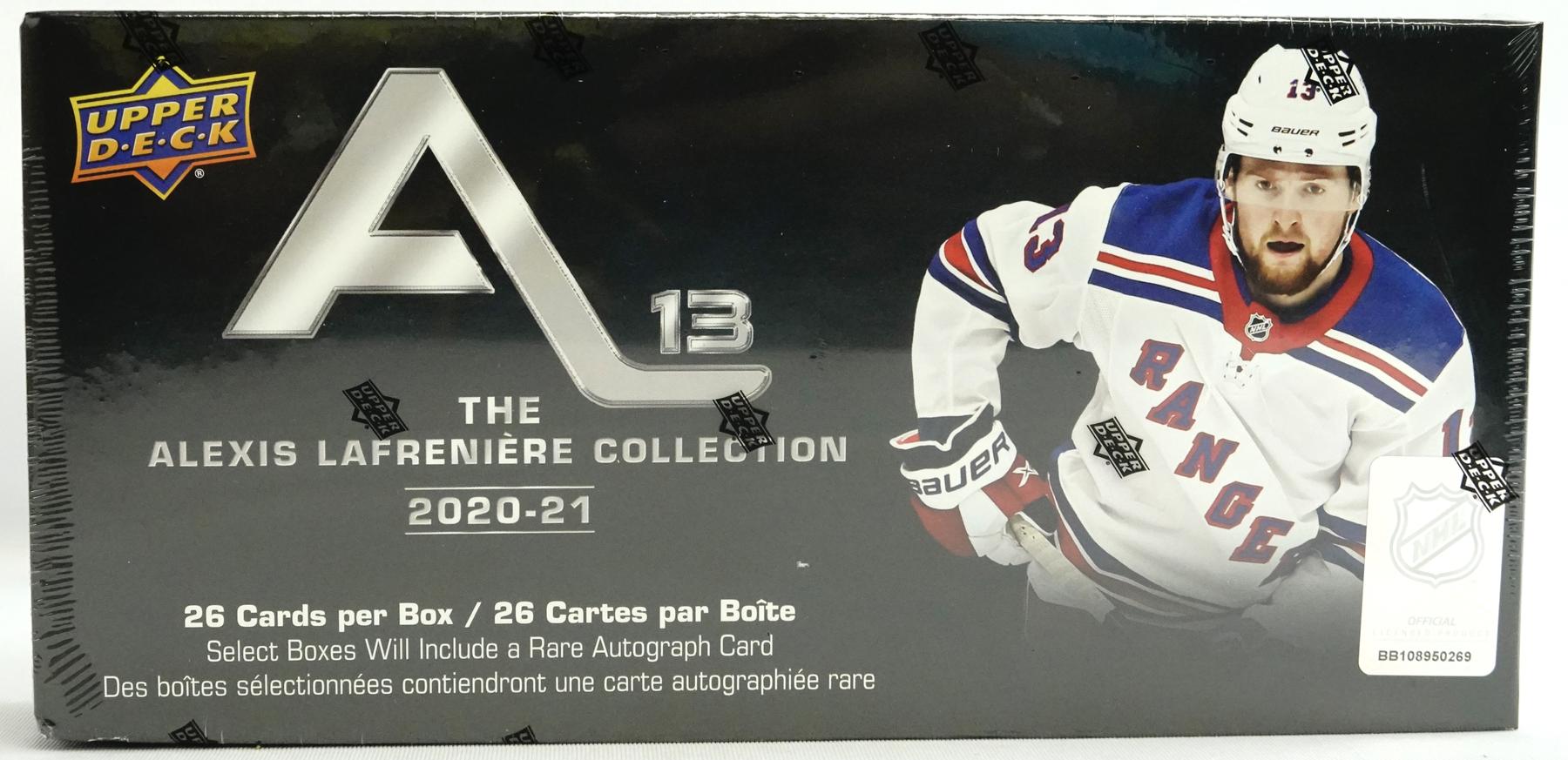 2020/21 Upper Deck Alexis LaFreniere Hockey Hobby Box (Reed Buy)