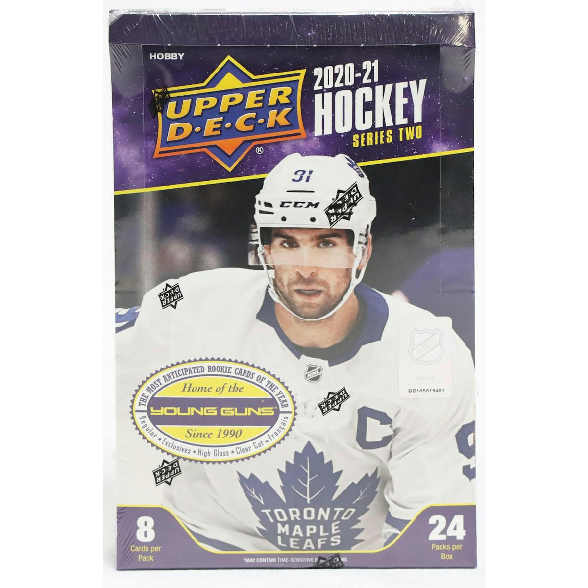 2020/21 Upper Deck Series 2 Hockey Hobby Box (Reed Buy)
