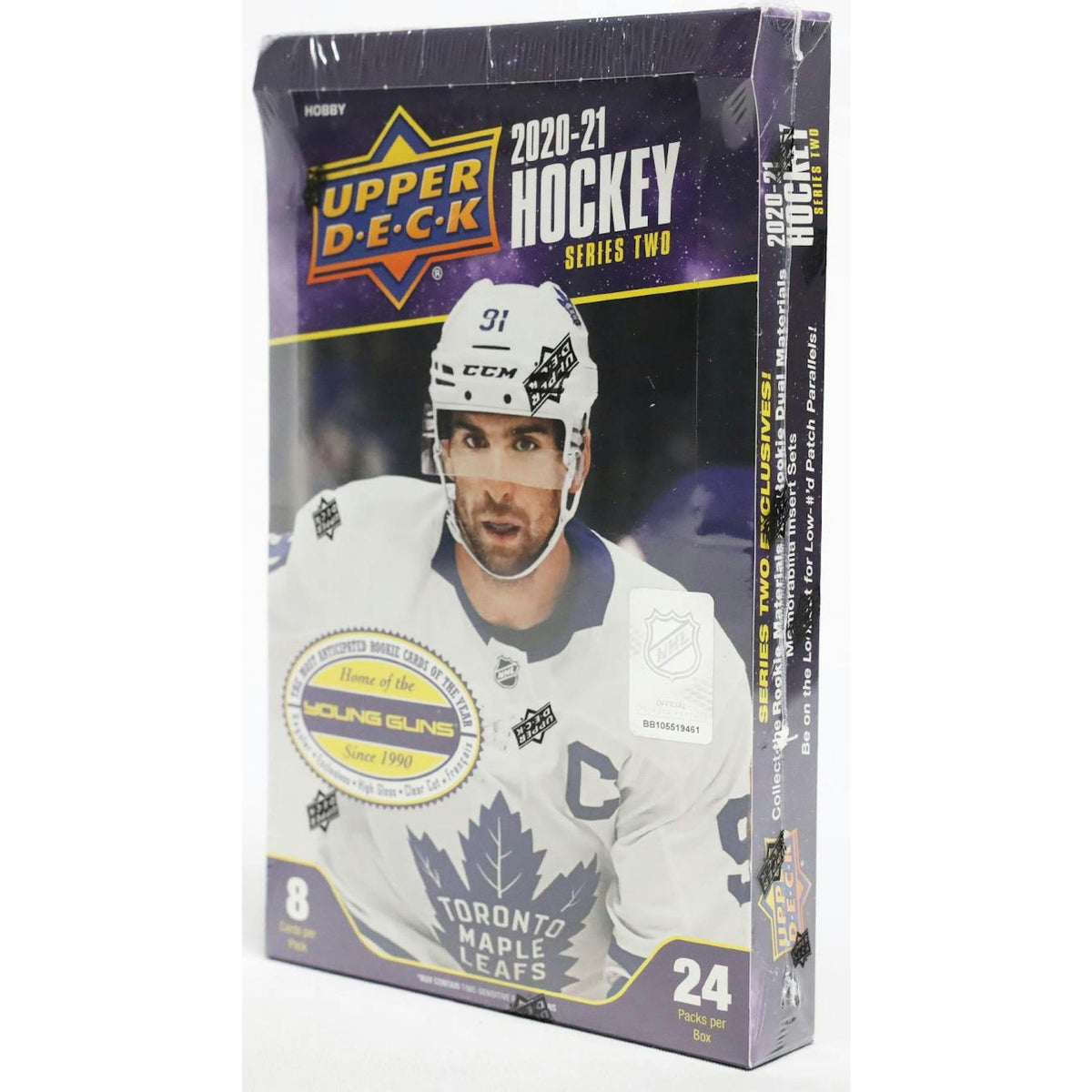 2020/21 Upper Deck Series 2 Hockey Hobby 12-Box Case