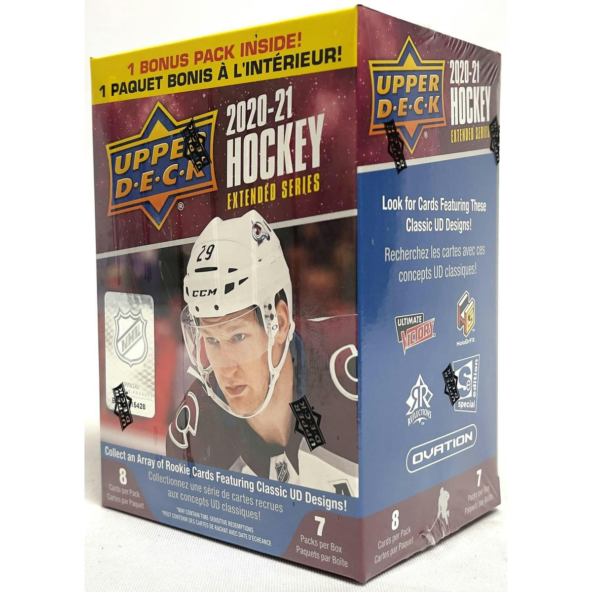 2020/21 Upper Deck Extended Series Hockey Blaster Box (Reed Buy)