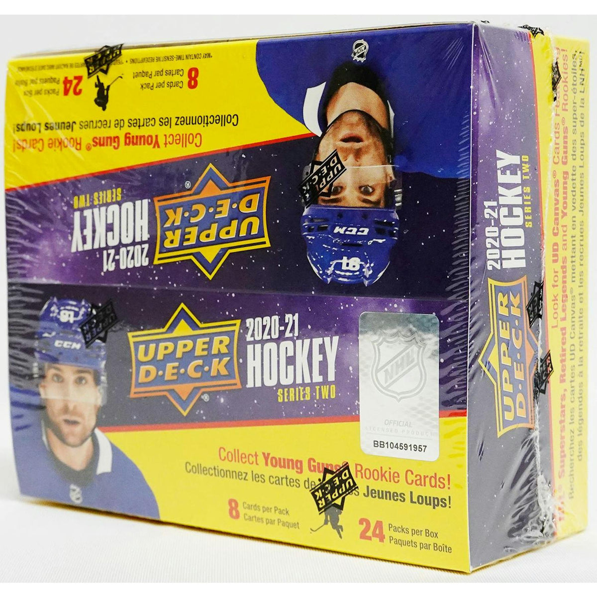 2020/21 Upper Deck Series 2 Hockey 24-Pack Retail 20-Box Case