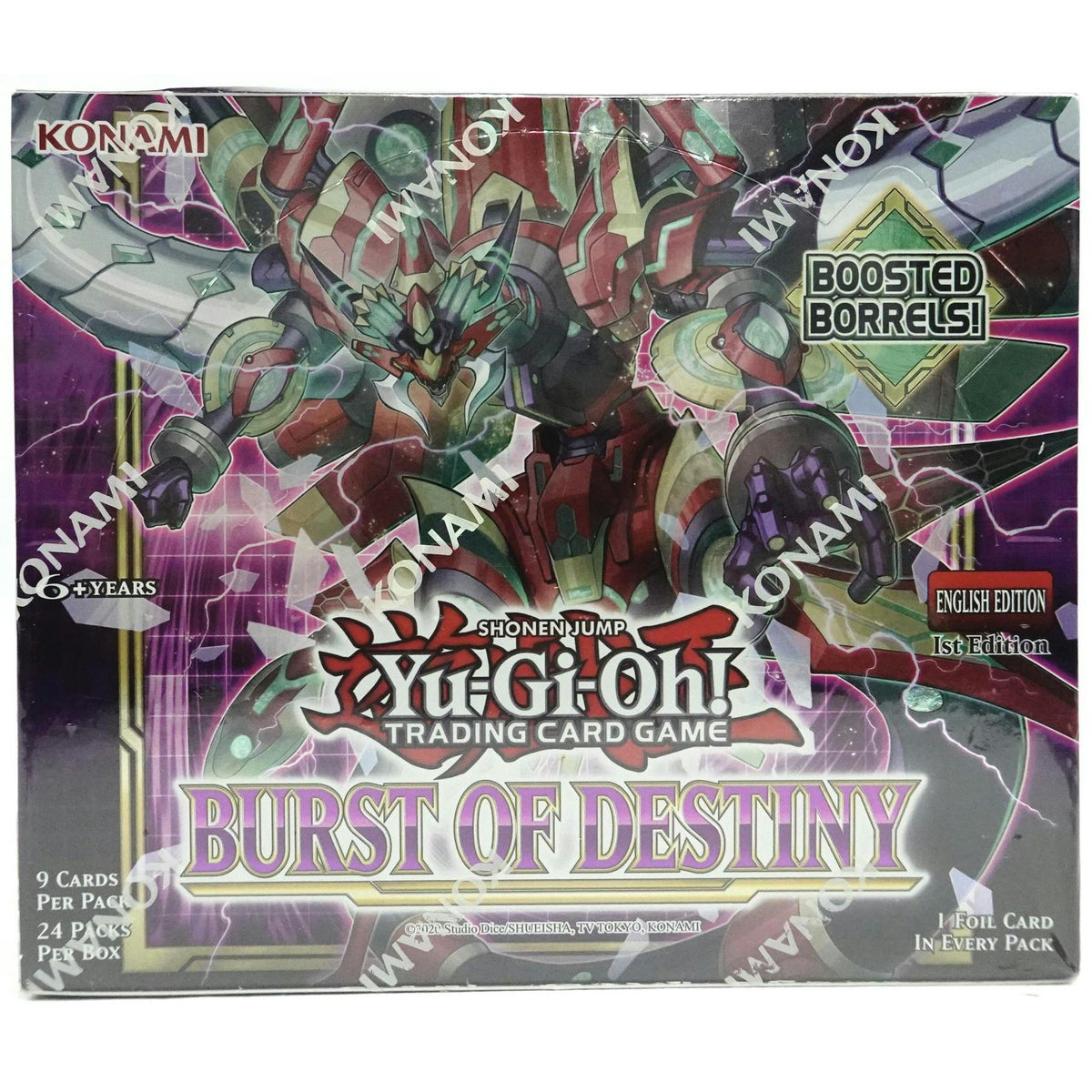 Yu-Gi-Oh Burst Of Destiny Booster Box