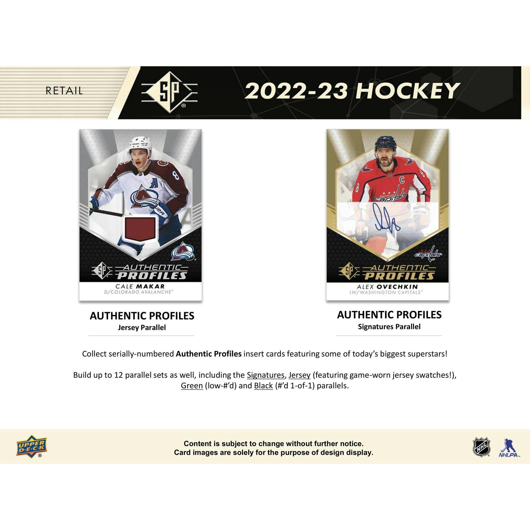 2022/23 Upper Deck SP Hockey Hanger Pack