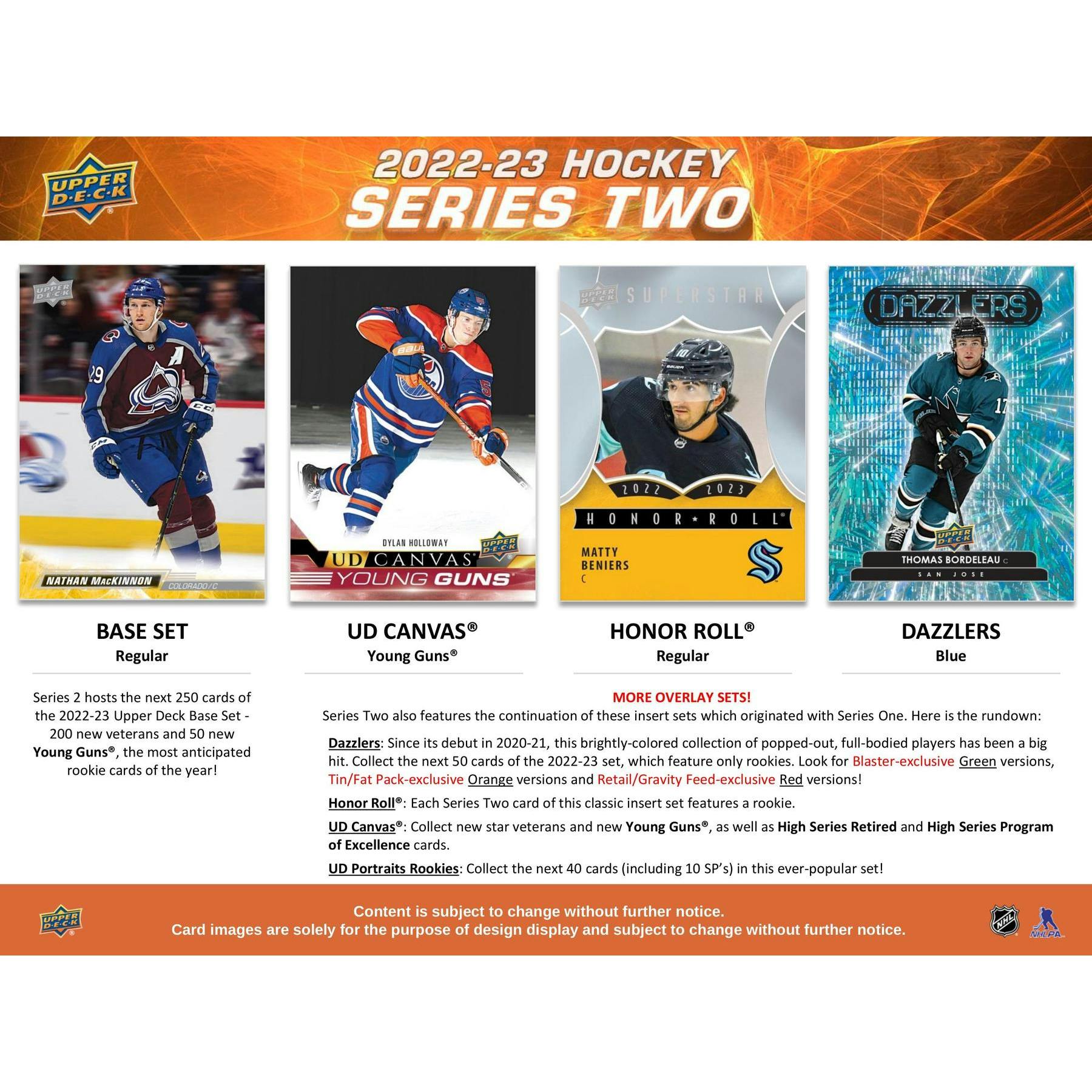 2022/23 Upper Deck Series 2 Hockey Tin (Box)